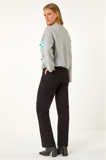 Multi Floral Knit Cardigan 16248536