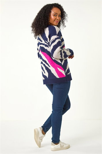 Petite Abstract Knit Jumper 16179360