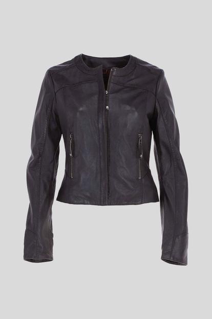 Brown 'Style E' Real Leather Jacket