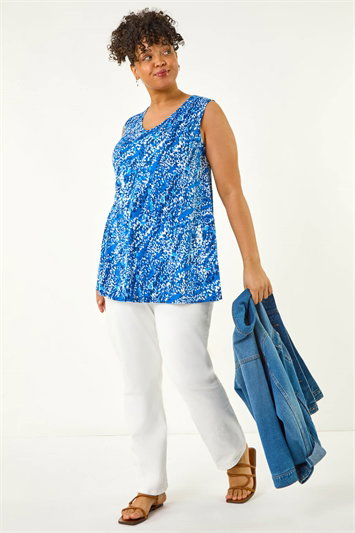 Curve Printed Swing Vest Top 19432009