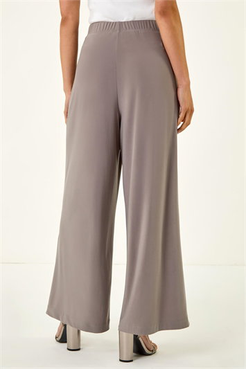 Petite Wide Leg Stretch Trouser 18052990