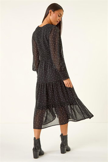 Petite Polka Dot Dress 14815308