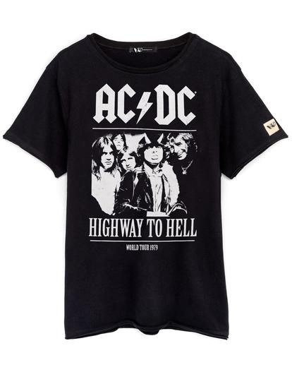 Black Ac/Dc Highway To Hell Unisex T-Shirt