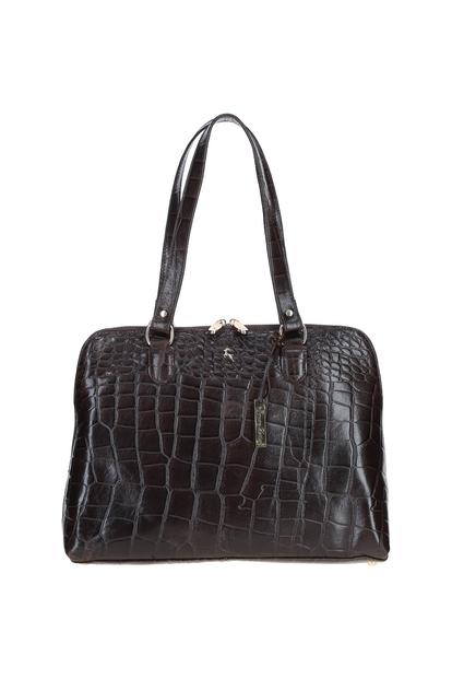Blue 'Riviera Chic' Real Leather Bag