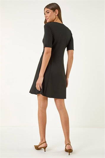 Belted Fit & Flare Dress 14870508
