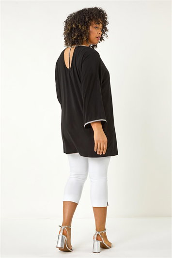 Curve Diamante Trim Stretch Top 19330008