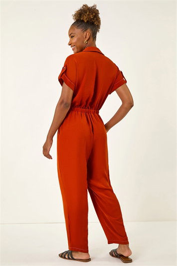Utility Buttoned Jumpsuit 14801181