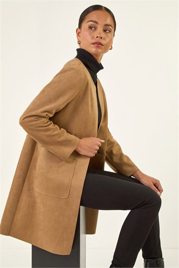 Petite Faux Suede Jacket 15053989