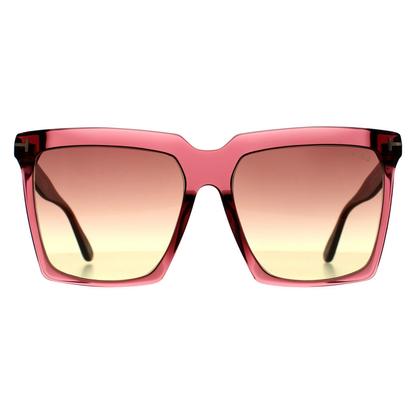 Red Square Shiny Bordeaux Bordeaux Gradient Sabrina Ft0764