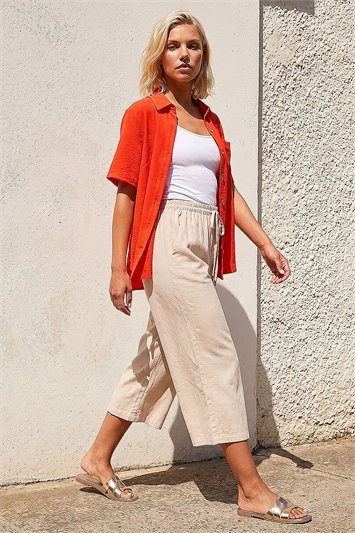 Petite Button Up Pocket Shirt 10120264