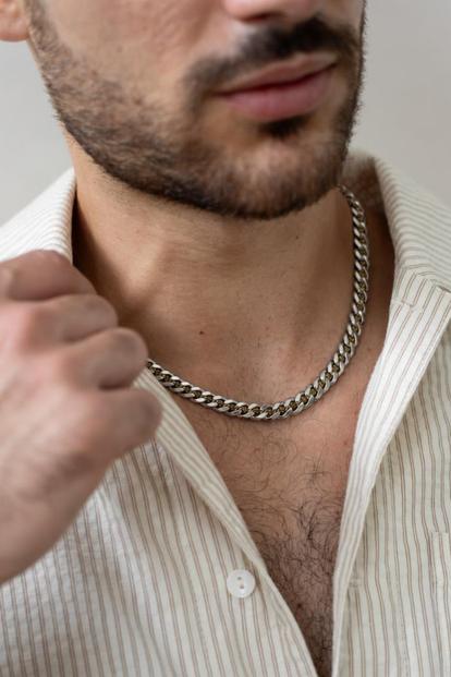Black Woven Chain Necklace