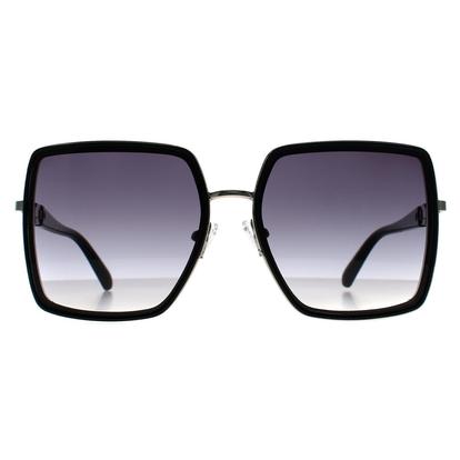 Black Square Shiny Black Grey Gradient Go00041