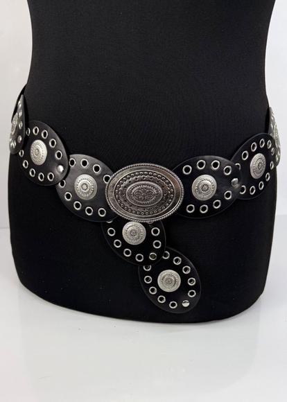 Black Oval Disc Belt
