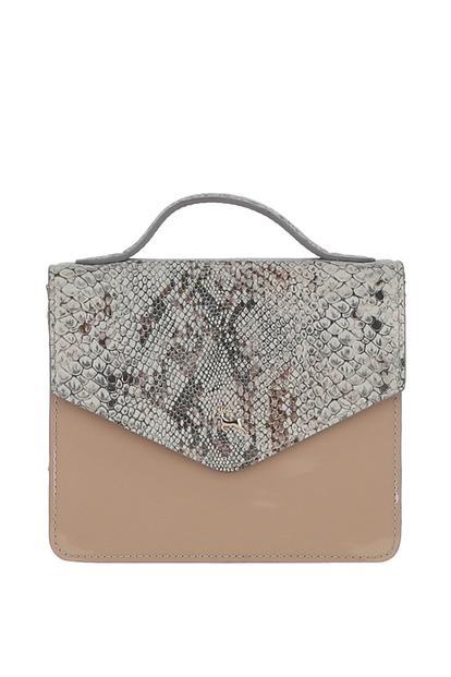 Black 'Allegra' Patent Leather Small Cross Body Bag