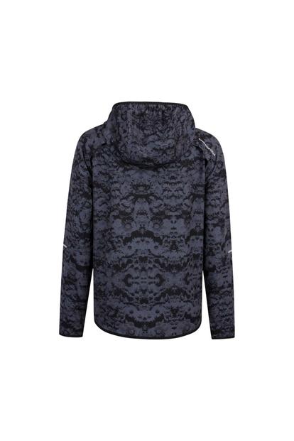Patterned Slim Hooded Jacket M000111125