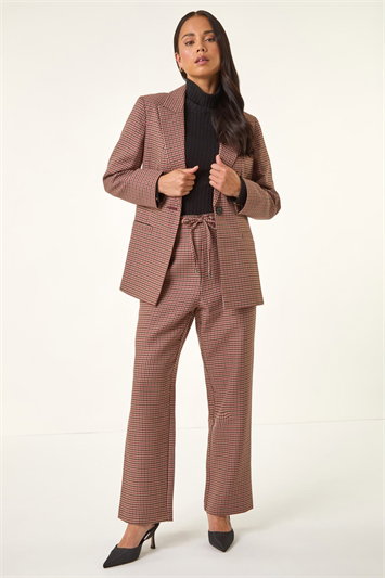 Petite Houndstooth Blazer 15042958