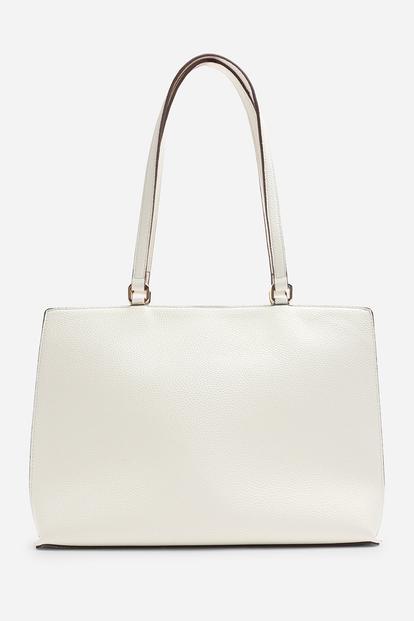 Black Mariella Faux Leather Tote Bag
