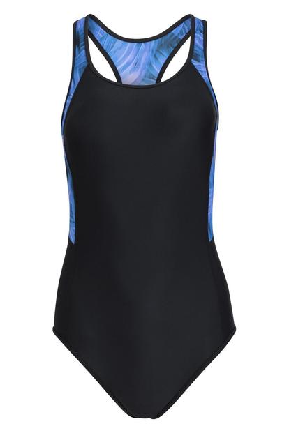 Purple Take The Plunge Printed One Piece Swimsuit