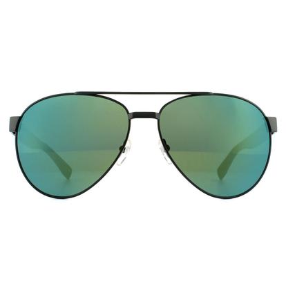Green Aviator Matte Green Green Mirror Sunglasses