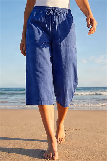 Drawcord Stretch Culottes 18118060