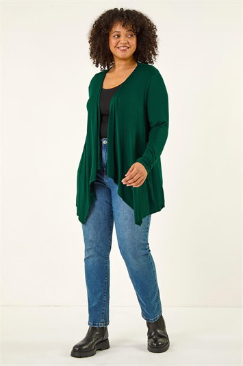 Curve Waterfall Front Cardigan 19101134