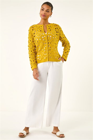 Crochet Knit Cardigan 16340296