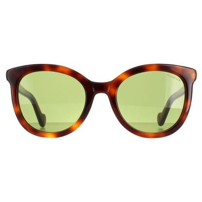 Brown Round Dark Havana Green Ml0119