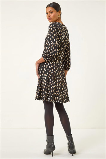 Speckled Print Stretch Dress 14763706