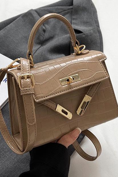 Brown 'Maya' Women's Satchel Bag With Adjustable And Detachable Strap