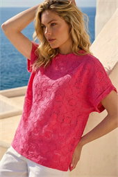 Textured Boxy Tee
