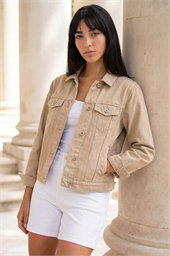 Petite Bleached Denim Jacket