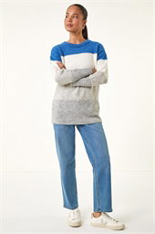 Petite Stripe Knitted Jumper