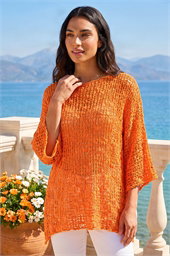 Light Weight Open Knit Jumper