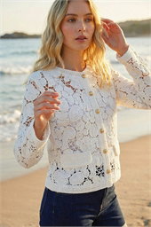 Crochet Knit Jacket
