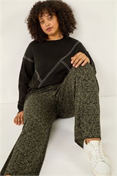 Curve Paisley Wide Leg Culottes