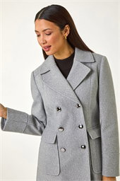 Double Breasted Longline Coat