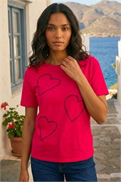 Embellished Heart T-Shirt