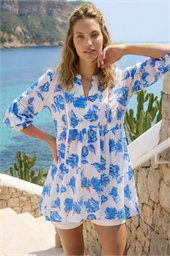 Floral Print Tunic Top