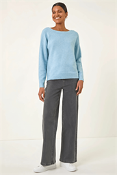 Ribbon Bow Tie Back Jumper