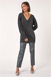 Relaxed Sparkly Knit Jumper