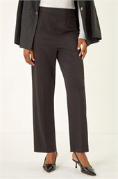 Straight Leg Ponte Stretch Trouser