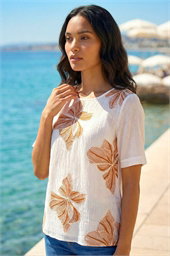 Floral Embroidered Top
