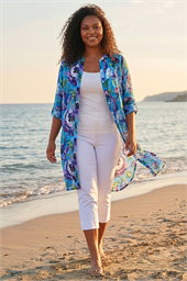 Curve Water Colour Blouse