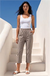 Petite Bengaline Cropped Trouser