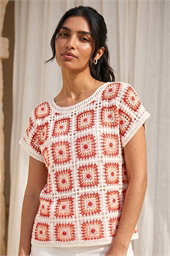 Crochet Knitted Top