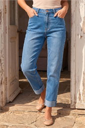 Petite Turn Up Pocket Jeans
