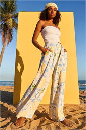 Dusk Citrus Wide Leg Trouser