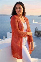 Curve Sequin Cardigan