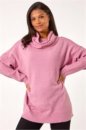 Relaxed Roll Neck Jumper