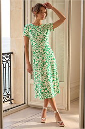 Petite Twist Front Stretch Dress